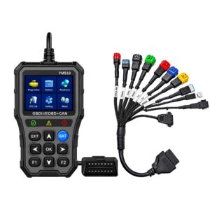RG BS6 Bike Diagnostic Cable with YM519 OBD2 Scanner – Motorcycle Fault Code Reader & Diagnostic Tool
