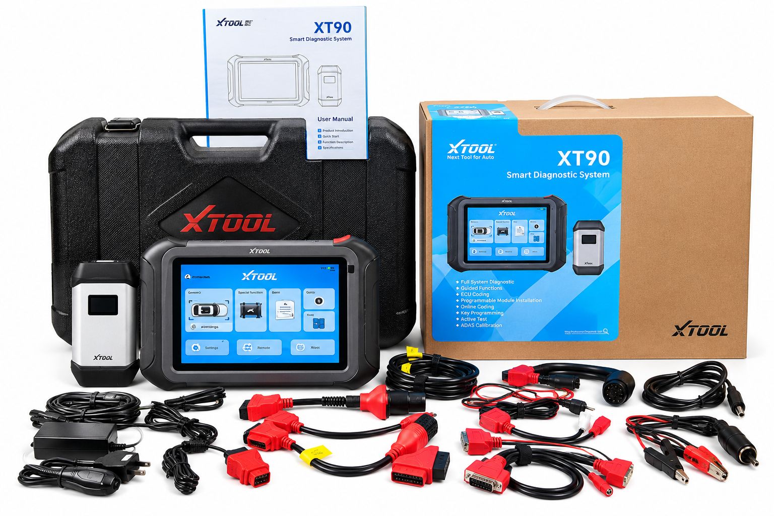 XTOOL XT90 Smart Diagnostic System – Professional Automotive Scanner with Full System Diagnostics, ECU Coding, Key Programming, Active Tests & ADAS Calibration - Image 4